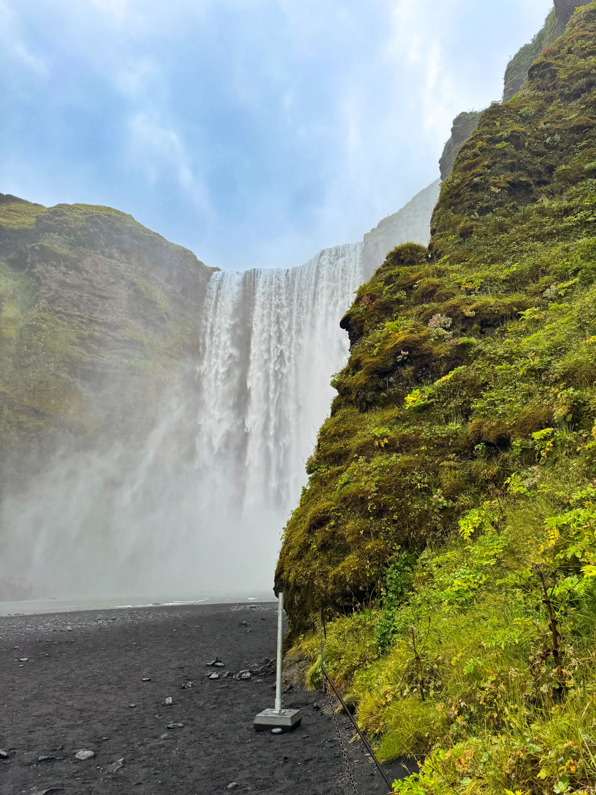 Skógafoss paysage