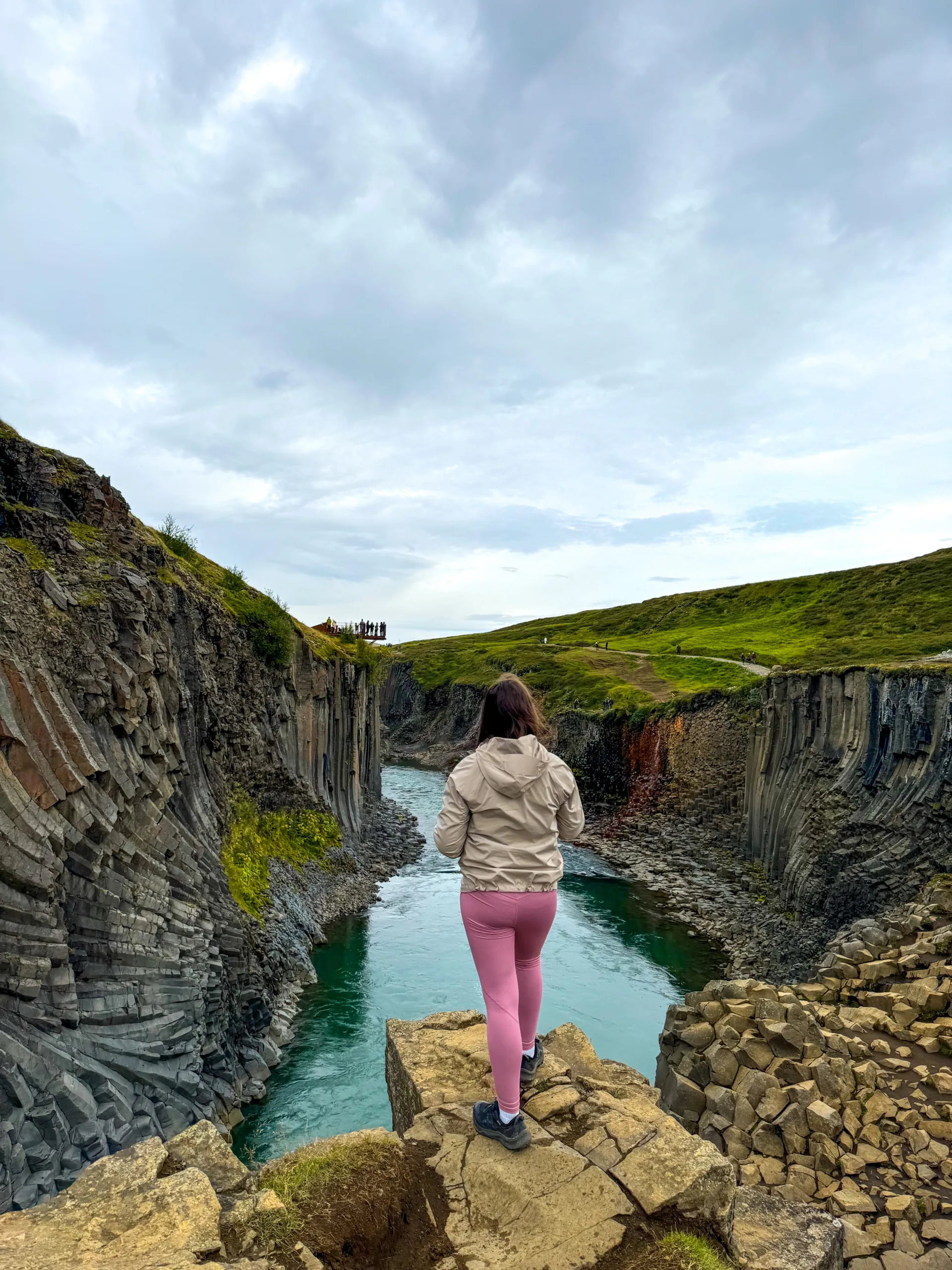 Stuðlagil canyon islande Stuðlagil canyon islande